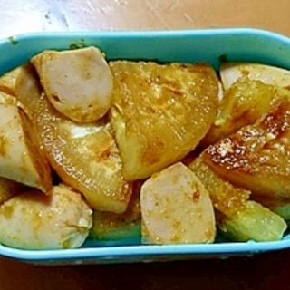大根とおさかなソーセージの生姜カレー煮